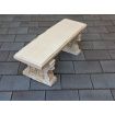 Stone Garden Seat for 12th Scale Dolls House