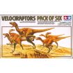 Tamiya 1/35 Scale Pack of 6 Velociraptors Model Kit