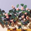 Climbing Pink Roses 220mm for 12th Scale Dolls House