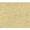 Yellow Cotswold Stone External Wallpaper for 12th Scale Dolls House