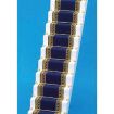 Navy and Gold Edged Stair Carpet for 12th Scale Dolls House