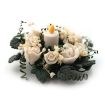 White and Green Table Decoration for 12th Scale Dolls House