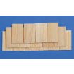 Wooden Roof Tiles Pack of 100 for 12th Scale Dolls House