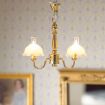 12V Double Hanging Light for 12th Scale Dolls House