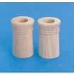 Wooden Chimney Pots 2 pieces for 12th Scale Dolls House