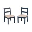 Shaker Style Chairs Blue Pine Pack of 2 for 12th Scale Dolls House