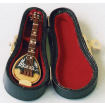 Mandolin with Luxury Black Case for 12th Scale Dolls House