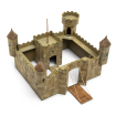 Airfix 1/76 Scale Robin Hood - Sherwood Castle & Figurines Set Model Kit