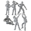 6 Metal Sailors 25mm