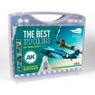 AK Interactive The Best 120 Colours for Aircraft Paint Set