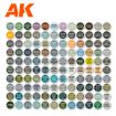 AK Interactive The Best 120 Colours for Aircraft Paint Set