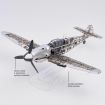 Artesania Latina 1/16 Scale Messerschmitt BF109 Metal Model Kit