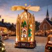 ROKR Blessed Christmas Pyramid Music Box Wooden Model Kit