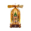 ROKR Blessed Christmas Pyramid Music Box Wooden Model Kit