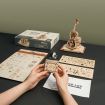 ROKR Magic Cello Music Box Wooden Model Kit