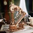 ROKR Magic Harp Music Box Wooden Model Kit