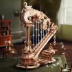 ROKR Magic Harp Music Box Wooden Model Kit