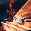 ROKR Magic Piano Music Box Wooden Model Kit