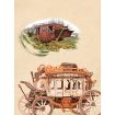 ROKR Stagecoach Music Box Wooden Model Kit