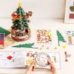 Rolife Christmas Melody Tree Music Box Wooden Model Kit