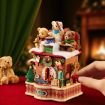 Rolife Fireside Music Night Music Box Wooden Model Kit
