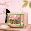 Rolife Sakura Dreamy Tour Music Box Wooden Model Kit