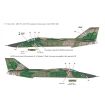 Academy 1/48 Scale USAF F-111A Aardvaak 'Vietnam War' swing-wing bomber Model Kit
