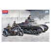 Academy 1/35 Scale WWII German Panzer I Ausf B & Motorcycle, ca.1939/40 Model Kit
