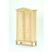 Bare Wood Fancy Wardrobe for 12th Scale Dolls House