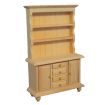 Bare Wood Welsh Dresser for 12th Scale Dolls House