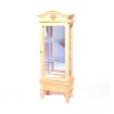 Bare Wood Display Cabinet Glass Shelves for 12th Scale Dolls House