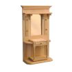 Barewood Hall Stand with Drawer for 12th Scale Dolls House