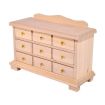 Bare Wood 9 Drawer Sideboard for 12th Scale Dolls House
