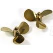 Raboesch Brass 3 Blade Propeller with M4 Thread Left Hand