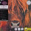 Craft Buddy "Highland Cow" Crystal Art Canvas Kit