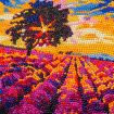 Craft Buddy "Lavender Field" Crystal Art Canvas Kit