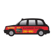 Corgi 1/36 Scale The Beatles London Taxi - Yellow Submarine / Eleanor Rigby Die Cast Model