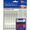 Hull Depth Markings 1/200 Scale - Imperial and Metric