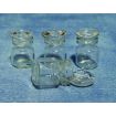 Glass Stopper Jars x 4 for 12th Scale Dolls House