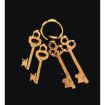 Brass Set of Keys for 12th Scale Dolls House