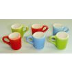 Coloured Mugs x 6 for 12th Scale Dolls House