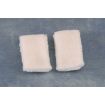 Large White Towels Pk 2 for 12th Scale Dolls House