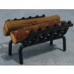 Logs in Holder for 12th Scale Dolls House