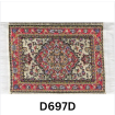 Turkish Carpet 50mm x 70mm for 12th Scale Dolls House
