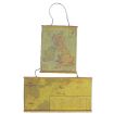 Wall Maps for 12th Scale Dolls House