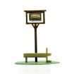 Kitmaster Pub Sign and Horse Trough Kit
