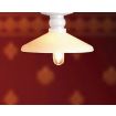 12V Ceiling Light with Coolie Shade for 12th Scale Dolls House