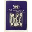 4 x Single Sockets and Flex for 12th Scale Dolls House