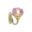 12V Pink Rose Wall Light for 12th Scale Dolls House