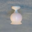 12V White Coolie Ceiling Light for 12th Scale Dolls House